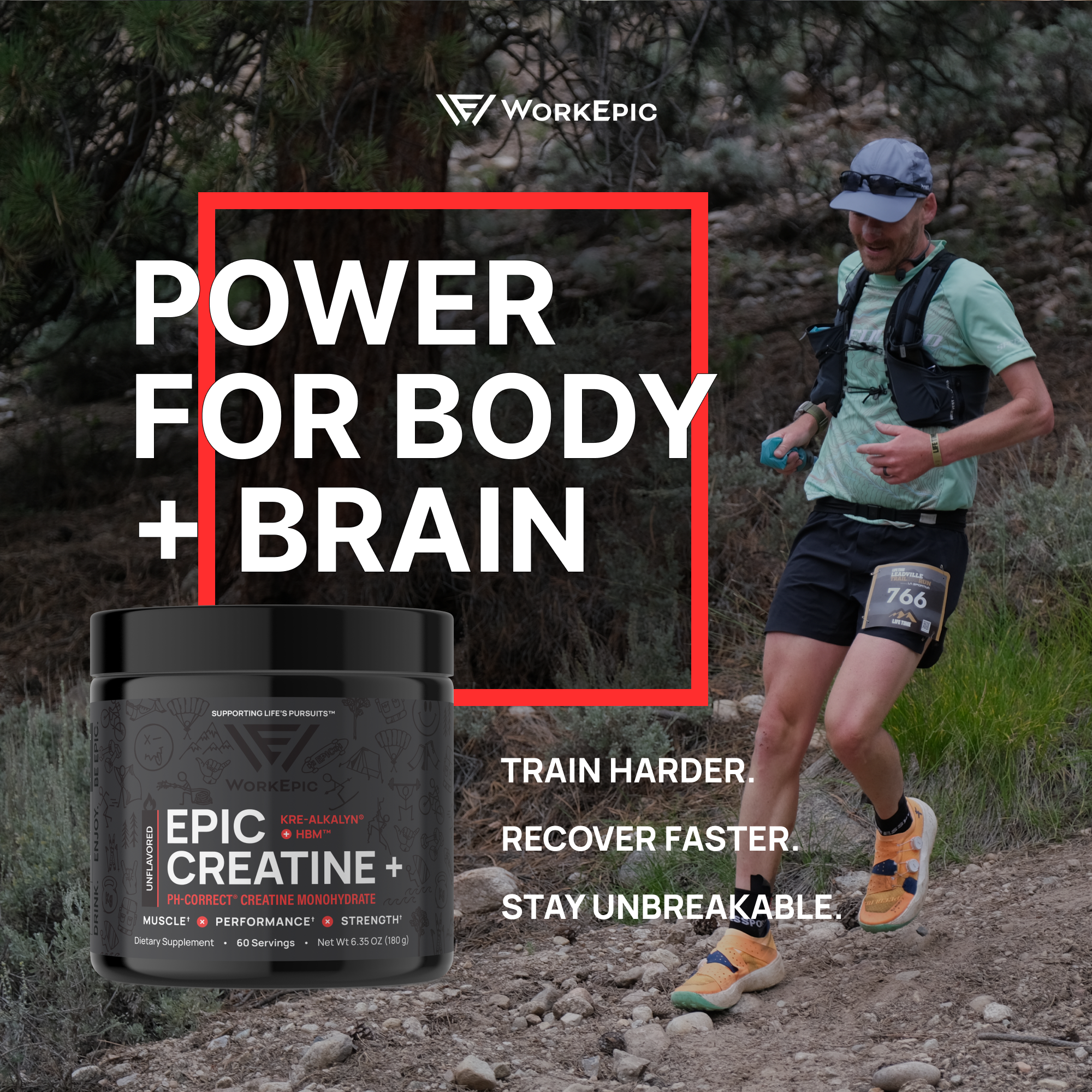 Power for your Body and Brain - Epic Creatine +