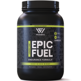Front view of a Epic Fuel bottle