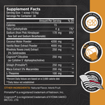 A promotional image of Performance Coffee Supplement showing the supplement label