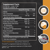 A promotional image of Performance Coffee Supplement showing the supplement label