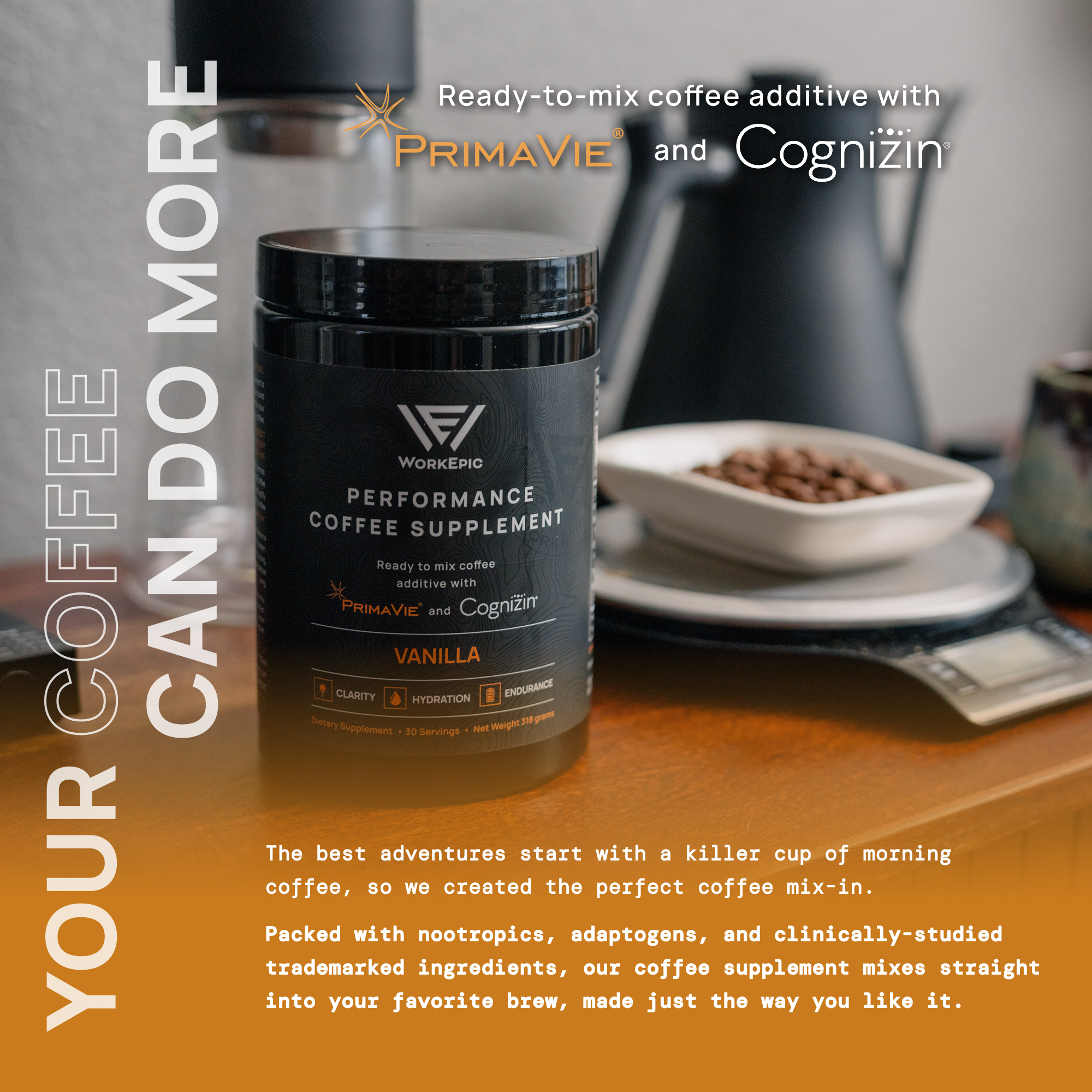 Promotional image of Work Epic Performance Coffee