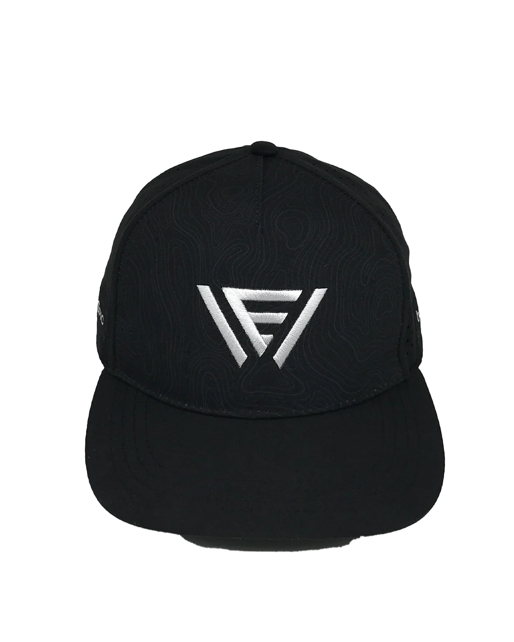 Front view of a hat with a Work Epic logo on the front