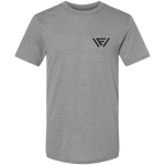A gray short-sleeve t-shirt with a Work Epic logo on the chest.