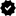 A small black square icon with a white checkmark inside, commonly used as a quality or approval mark.